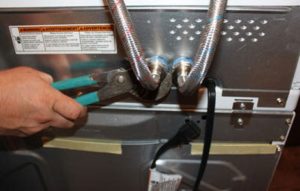 hot water connection