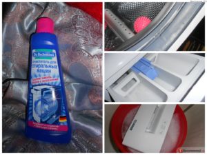 Cleaning a washing machine with Dr. Beckmann