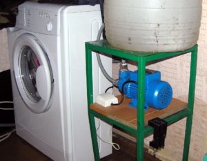 Connecting an automatic machine without running water