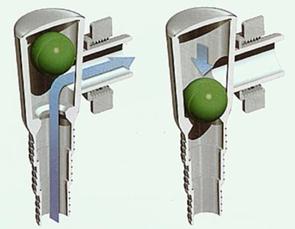 siphon with a check valve