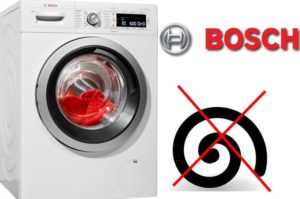 Bosch washing machine does not spin
