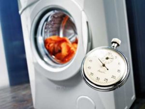 Quick wash in a washing machine