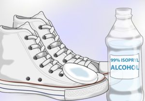 we clean sneakers with ammonia