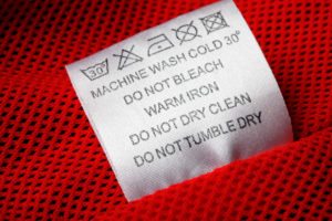 label on clothing