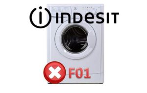 Грешка F01 в пералня Indesit