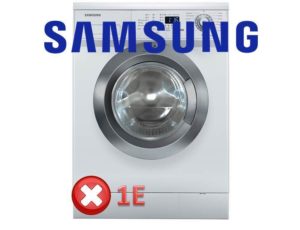Грешки 1E, 1C, E7 в пералня Samsung