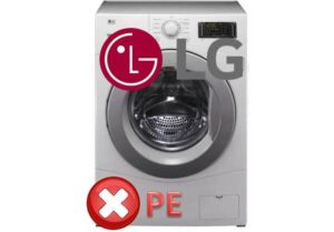 Грешка PE в пералня LG