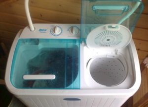 The washing process in a Fairy machine