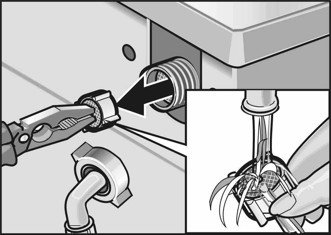 the intake valve mesh is clogged