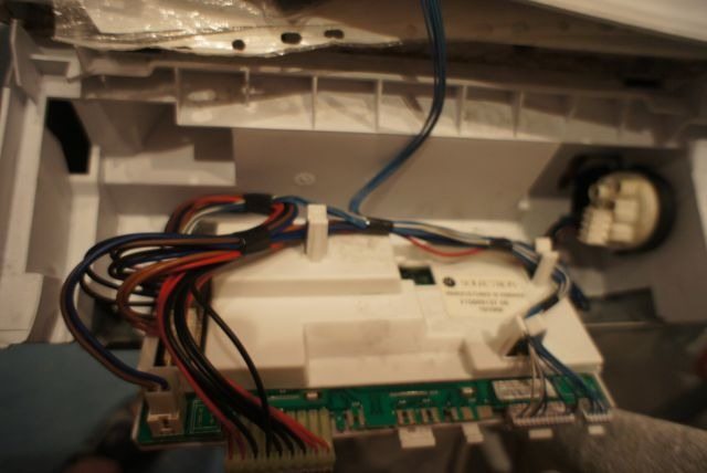 wiring in a washing machine