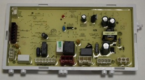 The Haier washing machine module burned out