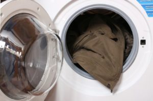 we load the jacket into the car