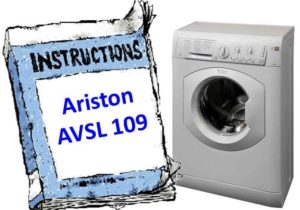 Ръководство за пералня Ariston AVSL 109