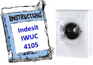 Инструкции за пералня Indesit IWUC 4105