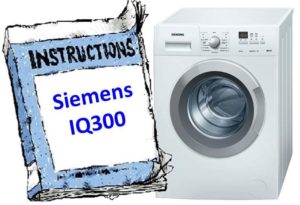 Ръководство за пералня Siemens IQ300