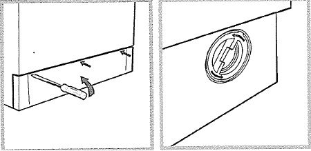 location of the trash filter