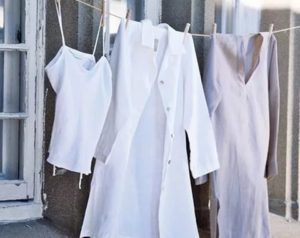 drying a medical gown