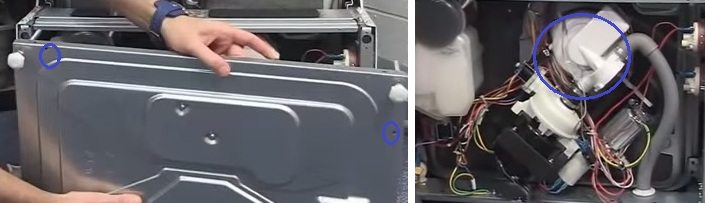 drenāžas sūkņa atrašanās vieta