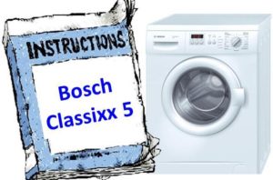 Ръководство за пералня Bosch Classixx 5
