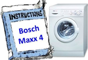 Ръководство за пералня Bosch Maxx 4