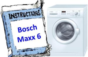 Ръководство за пералня Bosch Maxx 6