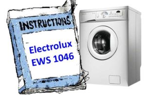 Ръководство за пералня Electrolux EWS 1046