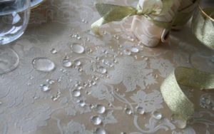 washing a Teflon tablecloth