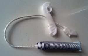 parts of the dishwasher door mechanism