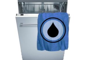 The Siemens dishwasher is leaking