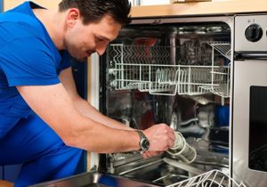 preparing the dishwasher for transportation
