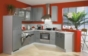 dishwasher next to the refrigerator