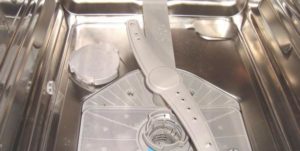 bottom of the dishwasher