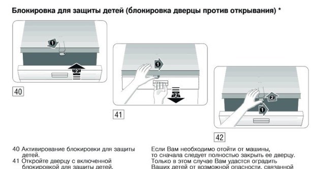 dishwasher door lock