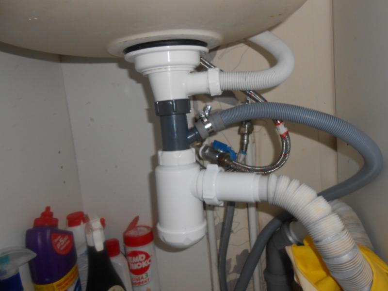 we connect through the siphon nipple