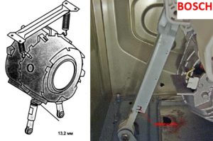 How to replace shock absorbers on a Bosch washing machine