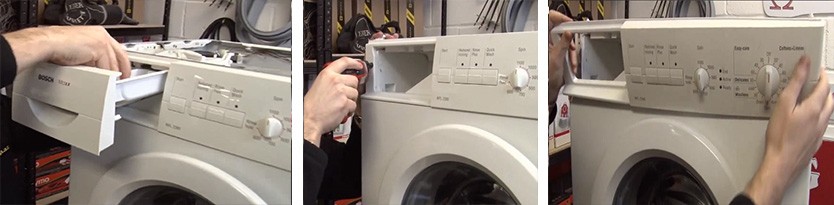 Removing the Bosch CM panel