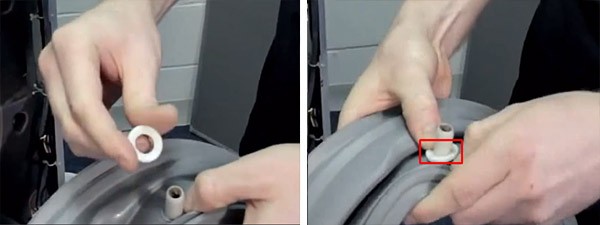 Replacing the cuff on the LG_13 washing machine