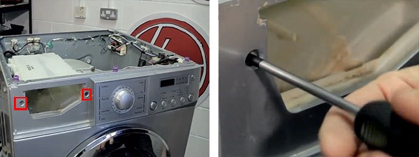 Replacing the cuff on an LG_3 washing machine