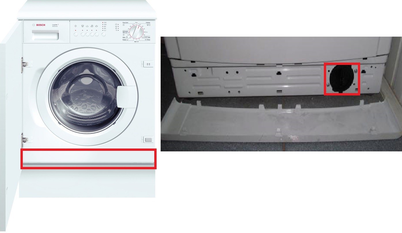 Filter location in the Bosch_3 washing machine