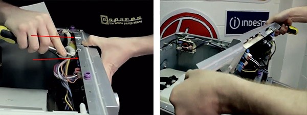 Replacing the cuff on an LG_4 washing machine