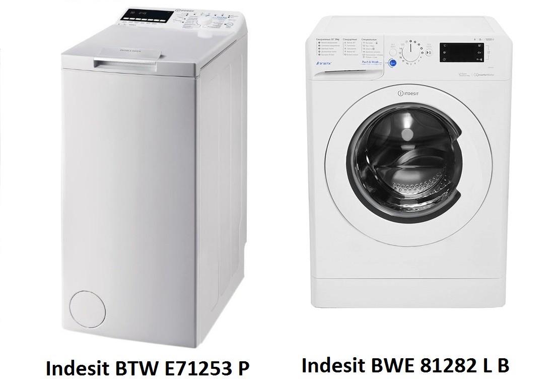 Indesit BWE 81282 LB i Indesit BTW E71253 P