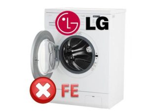 Как да поправите грешката FE на пералня LG