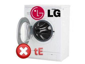 tE грешка на пералня LG