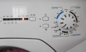 Candy washing machine washing modes