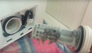 Cleaning the Candy washing machine filter