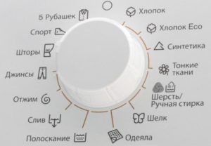 Washing modes for the Electrolux 2 washing machine