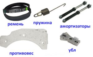 auxiliary parts for Indesit washing machines