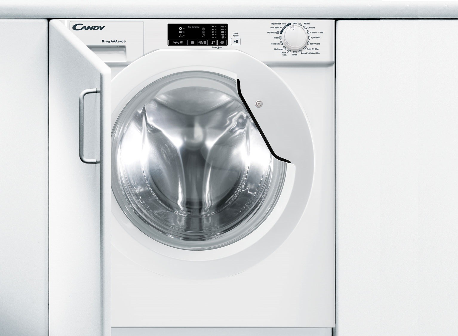 built-in washing machine