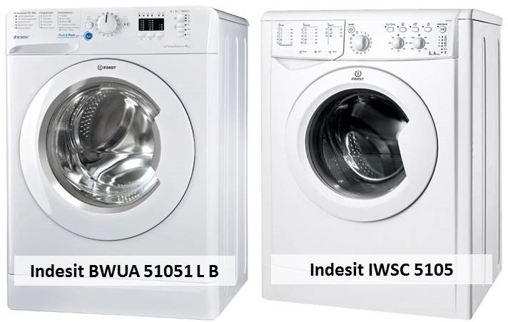 Indesit BWUA 51051 LB Indesit IWSC 5105