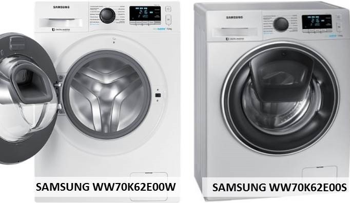 SAMSUNG WW70K62E00W WW70K6200S